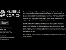 Tablet Screenshot of nautiluscomics.net